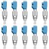 10 Pack-Visual Fault Locator Adapter, LC/UPC Female to FC/UPC Male Simplex Fiber Optic Adapter/Coupler Single Mode 9/125um Hybrid Optical Fiber Convertor for Optical Power Meter Visual Fault Locator view 1