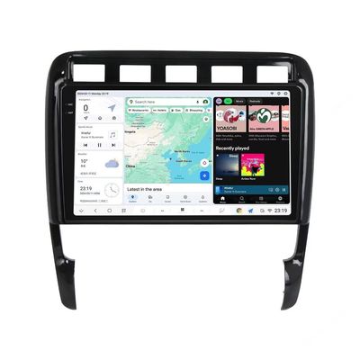 DUDUAUTO Android 13 Radio Stereo for Porsche Cayenne 2003-2010, Biorunn DUDU7 9.5 Inch 2K Dual Band GPS Wireless Car-Play Android Auto Navi Head Unit DSP AMP,12GB RAM 256GB ROM