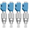 4 Pack-Visual Fault Locator Adapter, LC/UPC Female to FC/UPC Male Simplex Fiber Optic Adapter/Coupler Single Mode 9/125um Hybrid Optical Fiber Convertor for Optical Power Meter Visual Fault Locator view 1