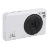 Yunir Digital Camera 4K,56MP Autofocus Compact Digital Camera,16x Digital Zoom Prevent Shaking Vlogging Camera with Fill Light (White) view 1