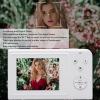 Yunir Digital Camera 4K,56MP Autofocus Compact Digital Camera,16x Digital Zoom Prevent Shaking Vlogging Camera with Fill Light (White) view 2