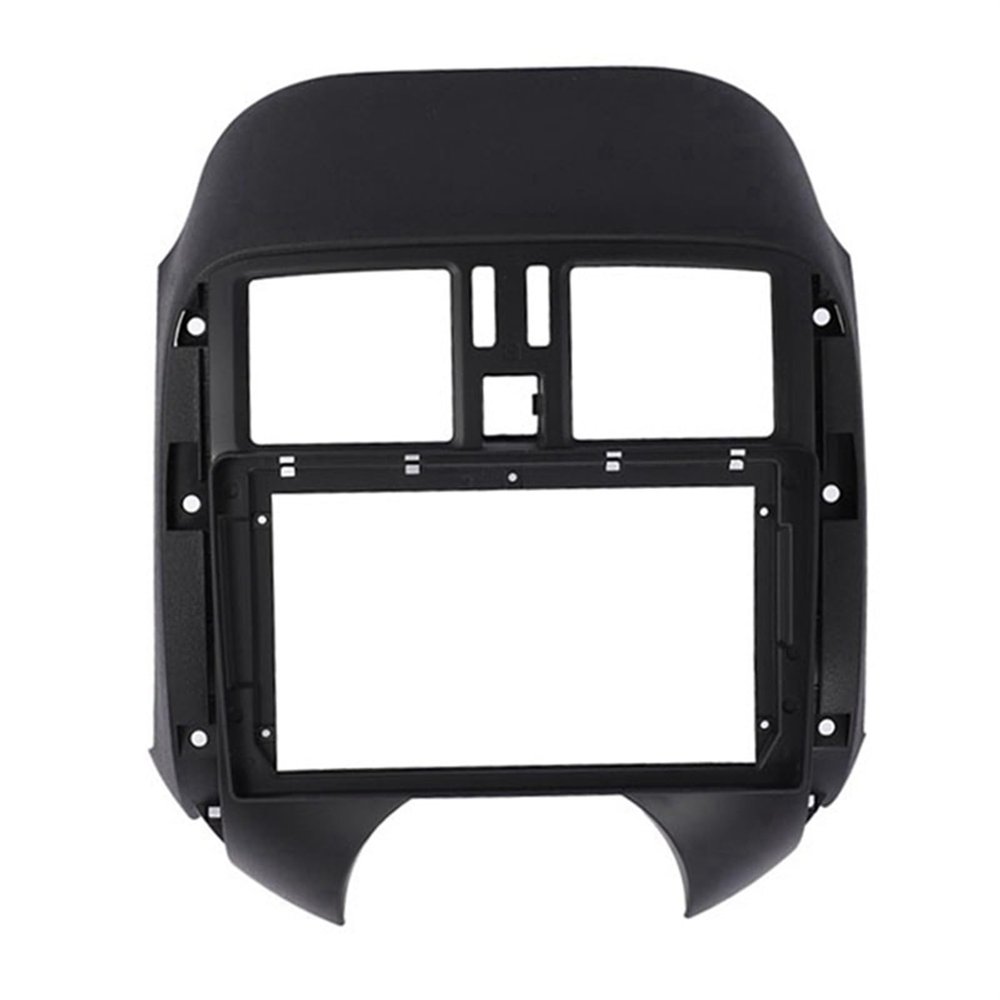 Sound-way - Single DIN Car Radio Frame Installatio 9 Inch Car Fascia Double Din Car Dvd Fascias Frame Audio Fitting Adaptor Dashboard/Fit For NISSAN Sunny 2011-2013 Car Front Side Air Outlet Vent Fra