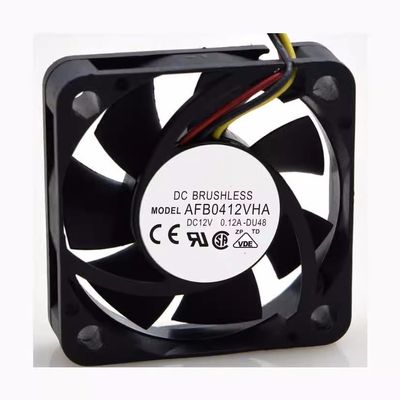 CAXFRTE for AFB0412VHA 4010 12V 0.12A 4CM4 Wire PWM Temperature Controlled Ball Cooling Fan, black