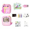 OKYUK Kids Camera Instant Print, OKYUKKLXJ-2, Instant Film Camera with 32GB TF Card, Dinosaur Selfie Camera, Birthday Gift view 1
