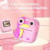 OKYUK Kids Camera Instant Print, OKYUKKLXJ-2, Instant Film Camera with 32GB TF Card, Dinosaur Selfie Camera, Birthday Gift view 4