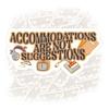 Accommodations are Not Suggestions Sticker SLP Ot Stickers Sped Iep Teacher Speech Pathologist Waterproof Vinyl Sticker for Water Bottle Laptop Hard Hat Tumbler Cup Cars Birthday Gift for Her Him view 1