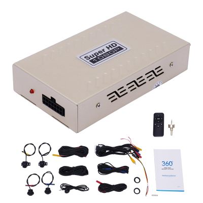 360 Degree Bird View System, 720p Car 360 Panoramic Car Camera System, Ip67 Waterproof & Sony225 High Definition Sensor Universal All Round View Camera System, Car Dvr Record Panoramic View System