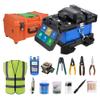 Orientek T45 Fusion Splicer Core Alignment Splicing Machine, 7 Second Splice, Waterproof 4.3" Touchscreen, FTTH Network Kit Including Fiber Cleaver, Stripper, Power Meter for SM MM DS NZ-DS Fibers view 1