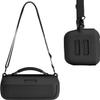 JOYSOG Soundlink Max Case, Silicone Case Cover for Bose SoundLink Max Portable Bluetooth Speaker Protective Carrying Case Bag with Shoulder Strap (Black 2) view 3