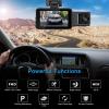 Car Dashcam Front Rear Car Camera with 64G SD Card, 1920P+1080P FHD Car Camera, 3.0" IPS 140 Wide Angle Camera, G-Sensor, WDR, 24H Parking Mode, Loop Recording view 2