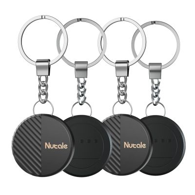 NutaleTag Key Finder 4 Pack - Only iOS - Bluetooth Smart Item Tracker Tag - Work with Find My - Keep Track of The Items That Matter Most - Find Keys Device or Car Key