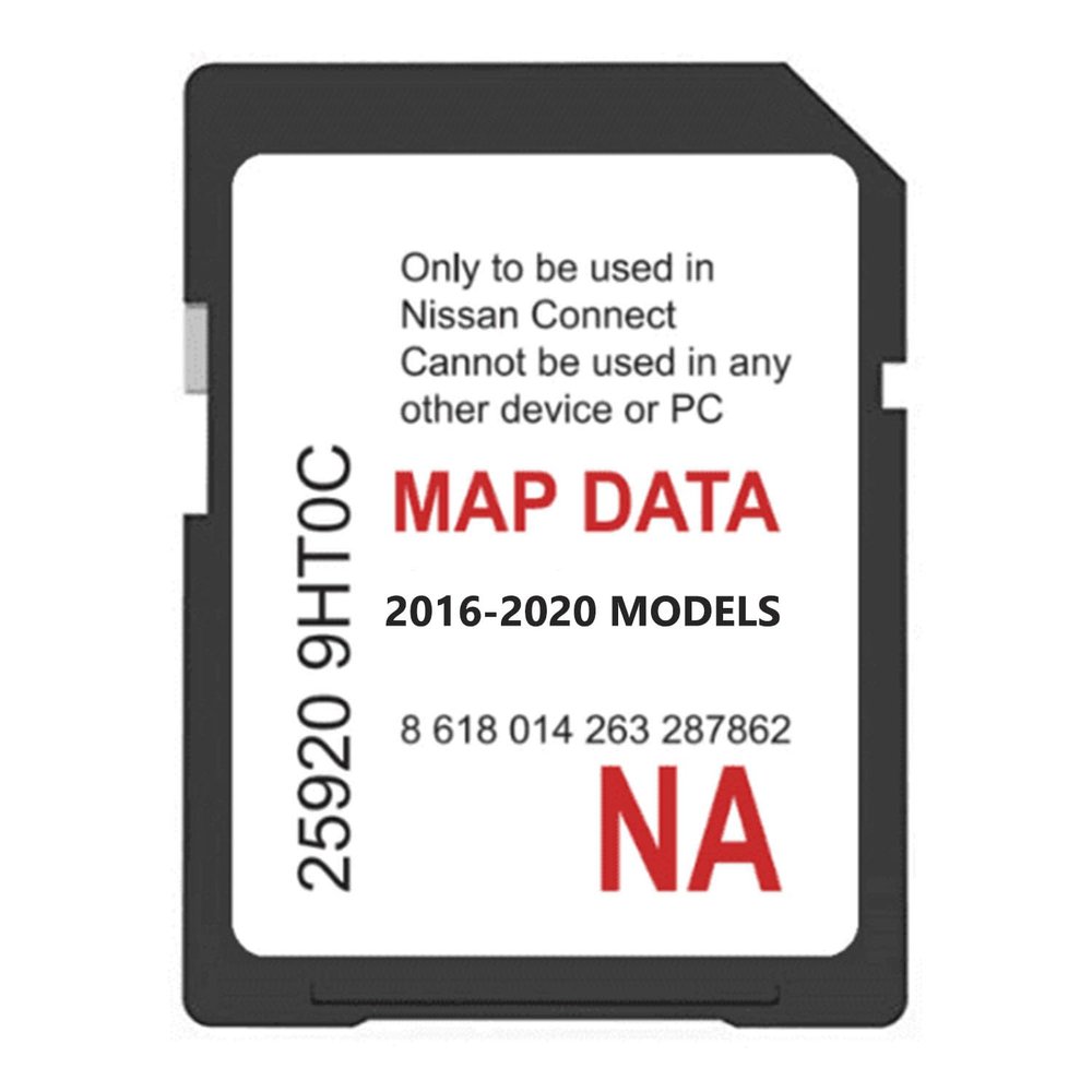 GPS MAP Navigation SD Card 25920-9HT0C | USA/CAN | 2016-2020 Altim/Rogu/Sentr/Xterr/Tita/Frontie/ NV200/ NV1500/ NV2500/NV3500