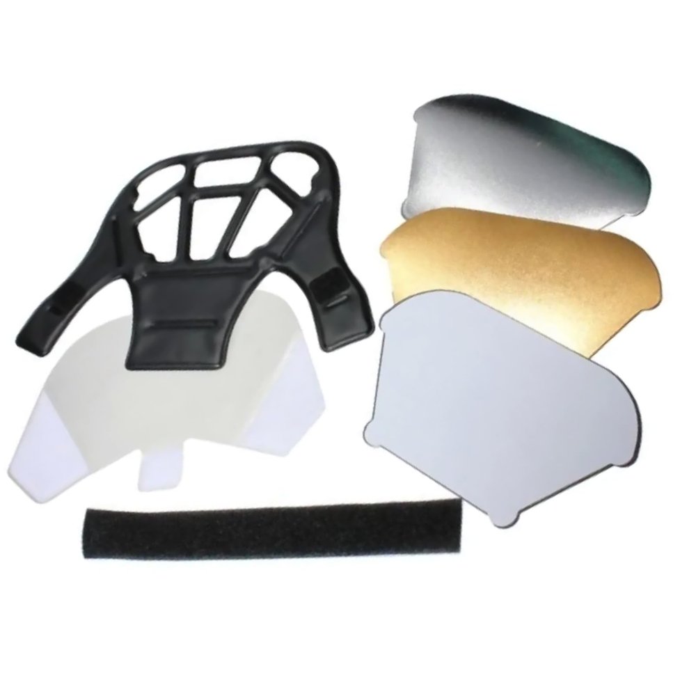 Photography Flash Diffuser Reflector Kit Reflector for Speedlight for DSLR Cameras Flashes