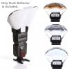 Photography Flash Diffuser Reflector Kit Reflector for Speedlight for DSLR Cameras Flashes view 4