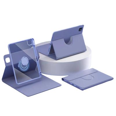 AnMengXinLing Magnetic Case for iPad 11 inch 2025(A16) / iPad 10th Generation 10.9 inch with Pencil Holder, Hybrid Detachable Magnet Protective Vertical Stand Clear Back CoverLavender
