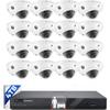 ONWOTE 12MP NVR 16 Channel Security Camera System, Face Recognition & AcuSearch, 2 Way Audio, 16x 4K 8MP Vandal Proof PoE IP Cameras, Total 1280ft Cables, 16CH Commercial NVR 4TB, CCTV for Business view 1