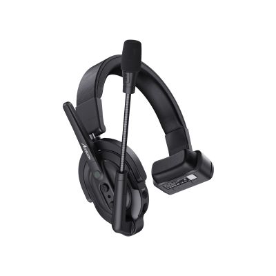 Accsoon Como MIC02-R Wireless Headset Intercom System - Full Duplex 1312ft Team Communication, 9-Person Group Talk, 10+ Hour Battery Life, Black