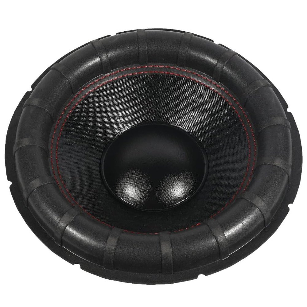 honselia Woofer Speaker Paper Cone, 8in 205mm Big Surround Non-Pressed Dust Cap, Powerful Car Audio Subwoofer Plastic Basket