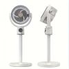 EAFCAuto Oscillating Fan for Bedroom, Air Circulator Fan with 5 Speeds Powerful Airflow, 9H Timer Setting, Height Adjustable for Cooling Room, Office, Kitchen, Outdoor Camping Tent Travel view 1