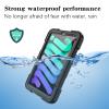 AdirMi Waterproof Case for iPad Mini 6th Generation 2021 8.3 Inch, Outdoor Sports Full-Body Heavy Duty Shockproof Protective Cover [Stand & Handheld] Built-in Screen Protector view 2