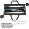 Genaray RGB Pixel LED Tube Light Carry Bag  Stores Two 2' Lights, Water-Resistant Cordura Fabric, Protective & Durable with Separate Padded Pockets, Padded Handle Wrap, and Power Adapters view 4