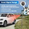 Solar Driveway Alarm Wireless Outside Weatherproof 1/3 Mile Long Range, Outdoor Motion Sensor Detector Alarm Driveway Alert System with Rechargeable Battery/Expandable (4 Sensors &1 Receiver Set) view 2
