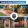 Solar Driveway Alarm Wireless Outside Weatherproof 1/3 Mile Long Range, Outdoor Motion Sensor Detector Alarm Driveway Alert System with Rechargeable Battery/Expandable (4 Sensors &1 Receiver Set) view 3