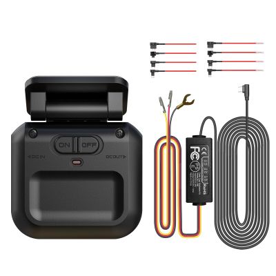 HUPEJOS Type-C Hardwire Kit with Radar Detection Type C, Suitable for V50-4CH/V30-4CH and V7PLUS Dash Cam, 12V-24V to 5V/2.5A, with Low Voltage Protection, 24/7 Radar Detection Parking Monitoring