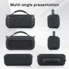 OURHZTB Silicone Protective Cover Case Compatible for Bose SoundLink Max Portable Bluetooth Speaker, Carrying Skin Sleeves with Shoulder Strap (Black) view 4