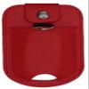 Fitted Leather Case W/Screen Protector & Pocket (Lanyard Included) for USA with Freestyle Libre 3 Libre 2 (Red) view 4