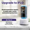 iFLO Smart A/C Drain Line and Drain Pan Cleaner for HVAC System, Clog-Free, Easy Installation & App-Controlled Air Conditioner Maintenance, Includes 36oz Cleaner Cartridge Concentrate, 6 Month Supply view 3
