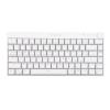Mini Portable Keyboard, 82 Keys Mechanical Keyboard with RGB Dynamic Backlight, N Key Rollover, White Keyboard for Office Home (Red Switch) view 2
