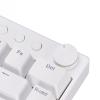 Mini Portable Keyboard, 82 Keys Mechanical Keyboard with RGB Dynamic Backlight, N Key Rollover, White Keyboard for Office Home (Red Switch) view 3