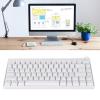 Mini Portable Keyboard, 82 Keys Mechanical Keyboard with RGB Dynamic Backlight, N Key Rollover, White Keyboard for Office Home (Red Switch) view 4