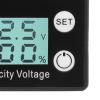 Fafeicy LCD Battery Meter, Smart Chips Real Time Monitoring Reverse Connection, for Lithium Batteries, Lithium Iron Batteries (White Digital Display Backlight) view 2