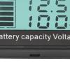 Fafeicy LCD Battery Meter, Smart Chips Real Time Monitoring Reverse Connection, for Lithium Batteries, Lithium Iron Batteries (White Digital Display Backlight) view 3