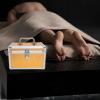 Tool Box Storage Organizer Gold Portable Aluminum Alloy with Handle view 4
