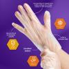 MED PRIDE Clear Food-Prep Poly Gloves [20 Boxes-10,000 Gloves] Multipurpose Latex-Free Disposable Gloves For Cooking, Food Handling, Meal Prep, Painting, Cleaning| One-Size Fits All Serving Gloves view 3