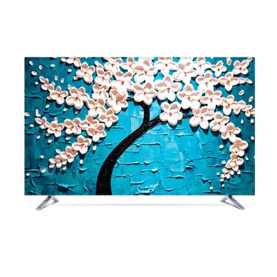 Outdoor Wall Mounted Waterproof TV Dust Cover,Screen Protector For LED LCD, Computer TV Monitor Protector Colorful Bright Print Pattern TV Cover(Size:70in,Color:A)