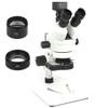ZTBH Microscope Accessories Kit USB 3.0 High Speed 5MP 1080P Video Camera 3.5X-90X Trinocular Stereo Microscope Simul-Focus Continuous Zoom 144 LED Light view 1