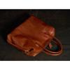 LLLSSS Men's Handbag Men's Briefcase Business Shoulder Messenger Bag Leather Office 14" Laptop Bag view 4