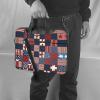 Flag Patchwork Print Laptop Bag Pouch Briefcase Fits 13/14/15.6 Inch Notebook view 2