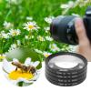 58mm Close Up Filter Set 4pcs Optical Glass Macro Close Up +1 +2 +4 +10 Lens Filter Kit 58mm for Cameras view 2