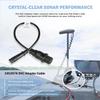 1852078 Replace for MKR-DSC-15 DSC Transducer Adapter Cable 8-PIN, for Lowrance Fish Finders, for Minn Kota Motor Built-in Dual Spectrum Chirp transducer, for 2D Sonar only view 3