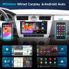 2G 64G Android Car Stereo for Chrysler Sebring 2006-2010 Radio with Wireless Carplay Android Auto,9inch 1080P Touch Screen Car Audio with BT FM Radio GPS WiFi Mirror Link Backup Camera Mic view 4