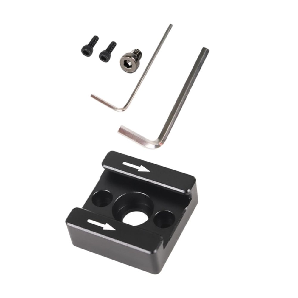 DirectNine Basics 2sets Cold Shoe Mount Adapter for Camera Led Light and Microphone Non- Design Professional Craftsmanship Compatible and Standard Cold Shoe Accessories