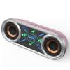 DOSS SoundBox Pro+ P400 Bluetooth Speaker, 50W Stereo Sound with Extra Bass, 26H Playtime, Cool Phantom Mirror Lights, IPX5 Waterproof for Outdoor, Home, Party, and Electronic Gadgets-Pink view 1