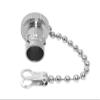 BJDZ 10 Pcs Triaxial BNC Female Metal Dust Cap with Chain. view 3