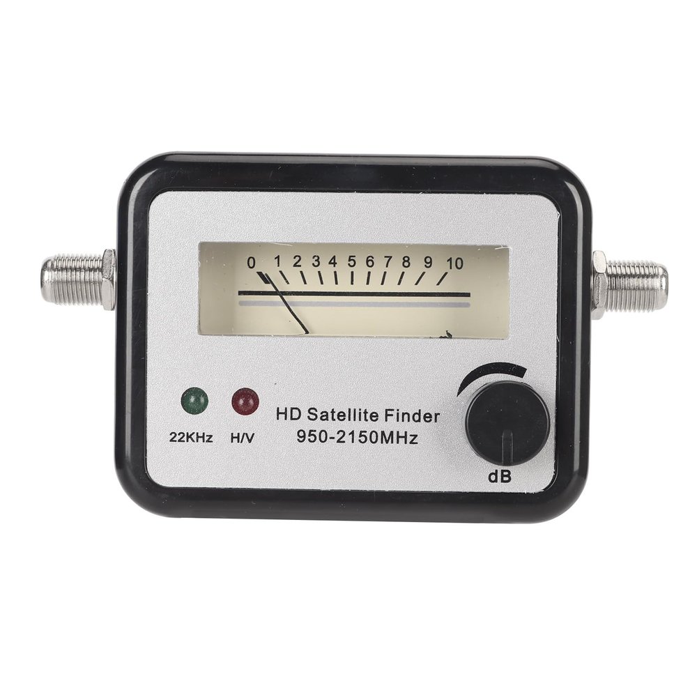 Digital Satellite Meter 950 to 2150MHz HD LNB to REC Connector Portable Satellite Finder for Camping