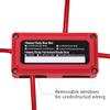 ALLGOOD Red Heavy Duty 4 Way Bus Bar/Power Distribution Box Terminal Studs 300A 48V DC view 3